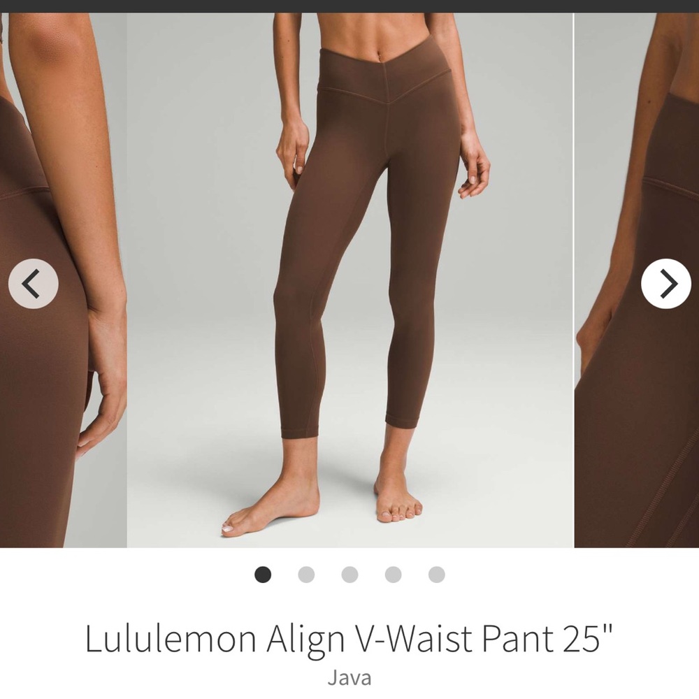 Lululemon Athletica Java Align V-Waist Pant 25"